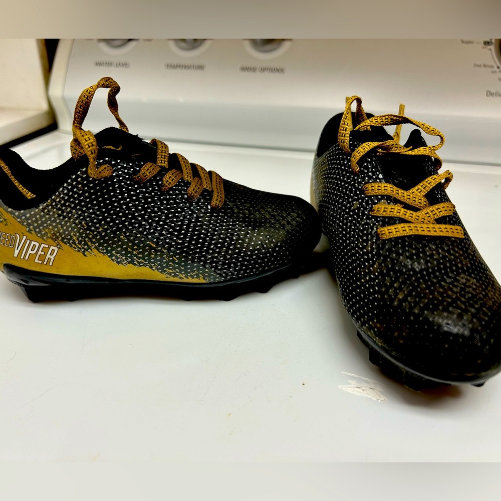 Soccer cleats used for one season than outgrew them